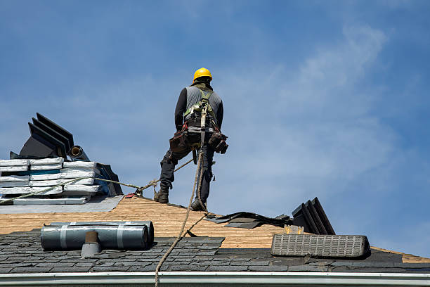 Professional Flat Roof Repair technician working in Dearing, GA